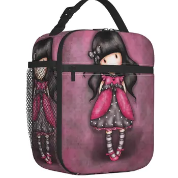 Кукла Санторо Горджусс, изолированные сумки для ланча для женщин, аниме-девушка, Сменный кулер, термобокс для Бенто, Работа, школа, путешествия