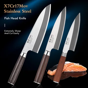 Кухонные ножи TURWHO Янагиба Нож для разделки рыбных голов Ножи шеф повара Японский Нож для Сашими Деба Лосось Суши Филе Кухонные Инструменты