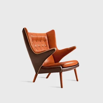 Легкое Роскошное скандинавское Современное простое кресло для семейной гостиной с одним креслом