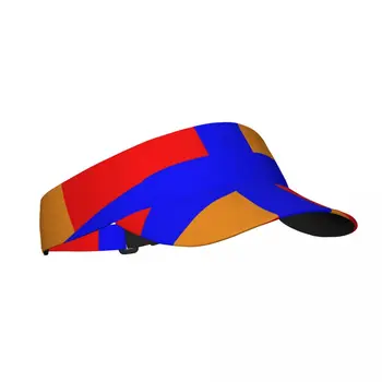 Летняя Солнцезащитная шляпа Для мужчин и женщин, Регулируемый Козырек, Пустой Флаг Народа Хемшин, Спорт, Теннис, Гольф, Солнцезащитная кепка для бега