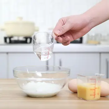 Мерный стаканчик Компактные Кухонные Точные мерные стаканчики для риса с ручками, пластиковый прецизионный стаканчик объемом 180 мл, 1 Г / 3/4 стакана для легкого
