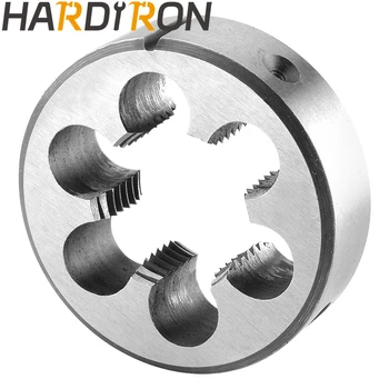 Метрическая круглая резьбонарезная головка Hardiron M28X1 Слева, машинная резьбонарезная головка M28 x 1.0