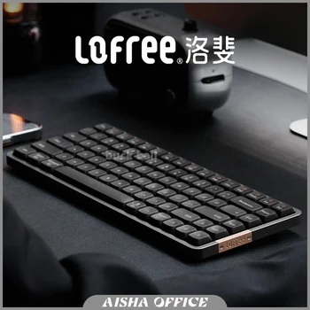 Механическая клавиатура Lofree Flow, 84 клавиши, Беспроводная связь Bluetooth, USB, прокладка с подсветкой, клавиатура Xiaoshun для ПК, игровой офис, ноутбук в подарок
