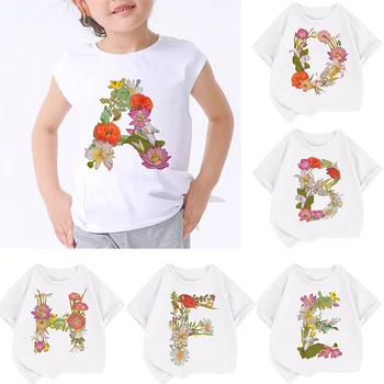 Милые детские футболки на день рождения с героями мультфильмов, топы с короткими рукавами и буквенным принтом для мальчиков и девочек, забавные летние топы, летняя детская футболка, одежда
