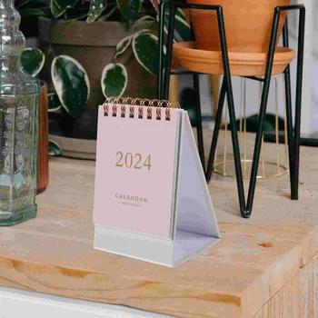 Мини-настольный Календарь на 2024 год, для заметок, украшения для офиса, Подарочные Аксессуары, Ежемесячная бумага