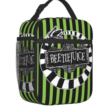 Многофункциональный ланч-бокс Beetlejuice Worm из фильма ужасов Тима Бертона с термоохлаждением, сумка для ланча с пищевой изоляцией для школьников