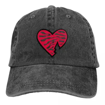 Многоцветная шляпа с сердечком Женская кепка HBK Heart Персонализированные шляпы с козырьком
