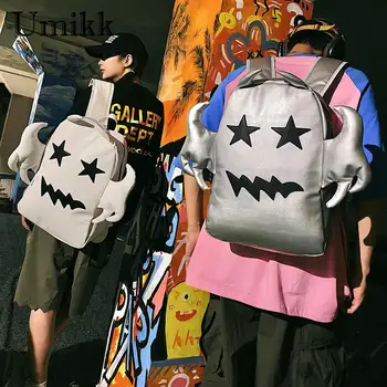 Модная школьная сумка, Милый рюкзак Ghost Spirit Demon Bat, Водонепроницаемый рюкзак большой емкости, Многофункциональный, Унисекс для мужчин и женщин