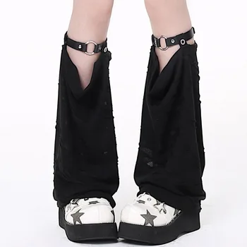 Модные Пикантные Женские готические Студенческие панк-носки, Леггинсы, японские гетры Y2K, женские вязаные носки, Покрывающие ноги, Аксессуары для косплея