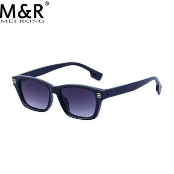 Модный новый продукт Женские квадратные солнцезащитные очки с градиентом, Персонализированная оправа для очков с леопардовым принтом, Мужские солнцезащитные очки для вождения на открытом воздухе