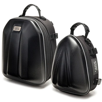 Мотоциклетная сумка из углеродного волокна, водонепроницаемая мотоциклетная сумка для хвоста, задняя сумка, рюкзак для заднего сиденья, сумка через плечо, сумка для шлема