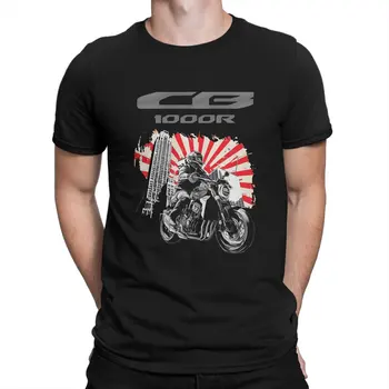Мотоциклы, креативная футболка для мужчин CB1000R, футболка из чистого хлопка с круглым воротом, отличительные подарки на день рождения, уличная одежда