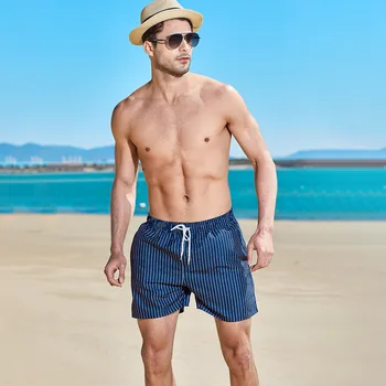 Мужские Новые летние шорты Men's 2023 Для Пляжного отдыха, Пляжные Летние брюки, Новые игры в воде и брюки для отдыха, Свободный Разрез с принтом