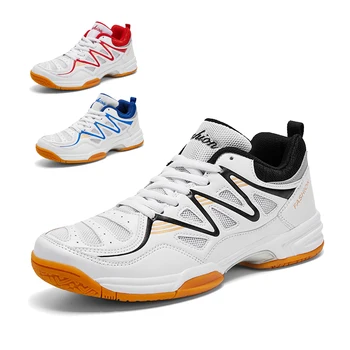 Мужские Теннисные Кроссовки Для Бадминтона Большого Размера 48, Женская Теннисная Тренировочная Обувь Для Начинающих, Уличная Дышащая Легкая Обувь Для Пинг-понга