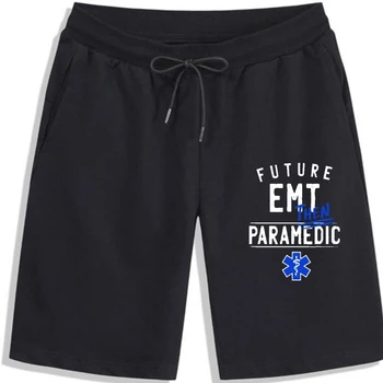 Мужские шорты Future EMT Then Paramedic EMS Подарок для первого реагирования Крутой Новейший мужской крутой дизайн из хлопка на заказ