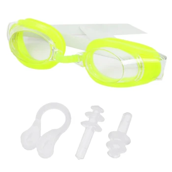 Набор водонепроницаемых противотуманных плавательных очков для женщин мужчин и взрослых с защитой от ультрафиолета Широкий