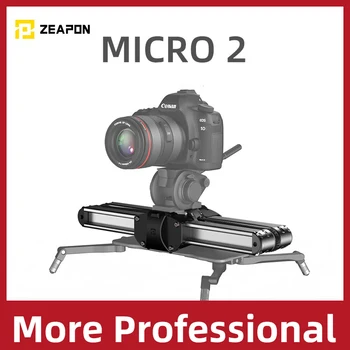 Направляющий слайдер для камеры Zeapon Micro 2 из алюминиевого сплава, легкий портативный, универсальные варианты крепления для зеркальных и беззеркальных камер