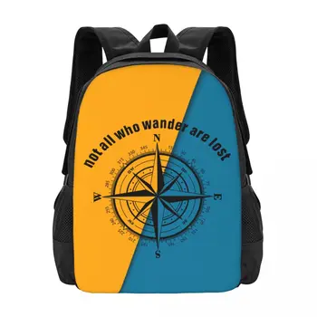 Не все Бродяги Заблудились Простой Стильный студенческий школьный рюкзак Водонепроницаемый Большой емкости Повседневный рюкзак для путешествий Рюкзак для ноутбука