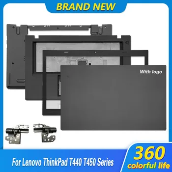 Новая Задняя Крышка Экрана Для ноутбука Lenovo ThinkPad T440 T450 ЖК-Задняя Крышка Передняя Рамка Подставка Для Ладоней Нижний Корпус Петли Не Сенсорные