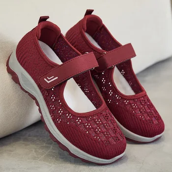 Новая модная женская обувь, кроссовки, женские Летние повседневные кроссовки для женщин 2023, женская обувь, красные туфли, уличные теннисные туфли