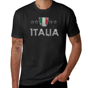 Новая модная футболка в итальянском стиле, черные футболки, футболки на заказ, одежда из аниме, винтажная одежда, мужская хлопковая футболка