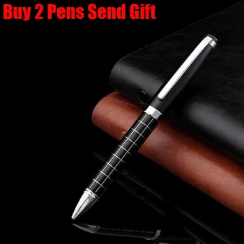Новое поступление Металлическая шариковая ручка классического дизайна Для деловых мужчин Подарочная ручка для подписи Купить 2 Отправить подарок