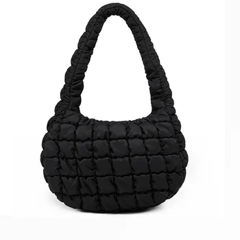 Новый бренд Bubble Мягкая нейлоновая сумка Женская модная сумка через плечо Модные кошельки с верхней ручкой Большие #483002