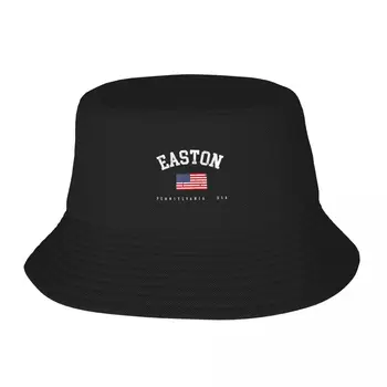Новый Истон, Пенсильвания, Ретро Американский флаг, название города США, панама, Конская шляпа, походная шляпа, детская шляпа, мужские кепки, женские