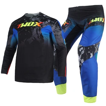 НОВЫЙ комплект снаряжения для верховой езды Two-X Racing Jersey Pants Combo MX Race Offroad Motocross Dirt Bike Downhill MTB DH SX