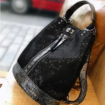 Новый Модный Кожаный рюкзак для ноутбука с блестками Женский Персональный замок Противоугонный Рюкзак для путешествий Mochila Feminina Back Pack