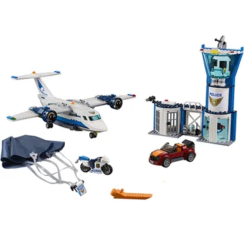 Новый самолет, совместимая модель самолета в аэропорту, 60210 Конструктор, наборы строительных блоков, развивающие игрушки для детей