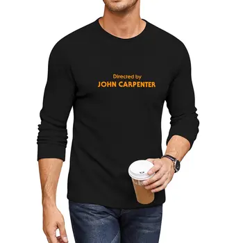Новый Хэллоуин режиссера Джона Карпентера, Длинная футболка, футболки на заказ, мужская одежда, футболка оверсайз, черные футболки для мужчин