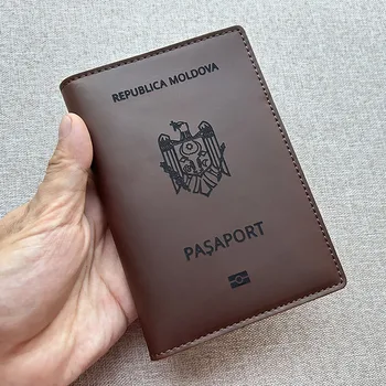 Обложка для паспорта Республики Молдова, Персонализированная натуральная кожа, Обложки для паспортов Republica Moldova