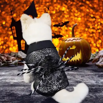 Одежда для домашних животных в форме паука, забавные костюмы кошек на Хэллоуин, удобная форма паука для домашних животных, долговечность