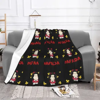 Одеяла с бабочками Mafalda Флис Весна Осень Мультфильм Каваи Многофункциональные мягкие пледы для дома Покрывала для диванов