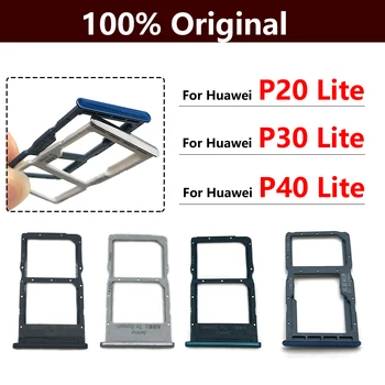 Оригинальная новинка для Huawei P20 P30 P40 Lite Слот для SIM-карты Держатель лотка для SD-карт Запасные части адаптера