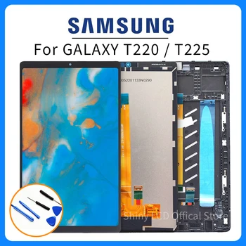 Оригинальный Дисплей Для Samsung Tab A7 Lite SM-T220 SM-T225 T220 T225 ЖК-Дисплей Сенсорный Экран Дигитайзер Стеклянная Панель В сборе