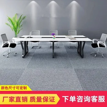 Офисная мебель, стол для совещаний, длинный стол, простые переговорные, комбинация столов для приема гостей и стульев