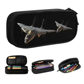 Пенал для истребителей ВВС Top Gun для девочки и мальчика, большая сумка для хранения ручек, коробка для канцелярских принадлежностей