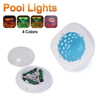 Плавающий светильник, светодиодный светильник для бассейна, подводный Водонепроницаемый светодиодный светильник на солнечной энергии, многоцветный светильник с рисунком рыбы, изменяющий цвет воды