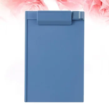 Пластиковый буфер обмена формата А5, зажим для профиля, держатель для бумаги на оргалите, папки для записей для школьных классов, Офисные (небесно-голубые) памятки