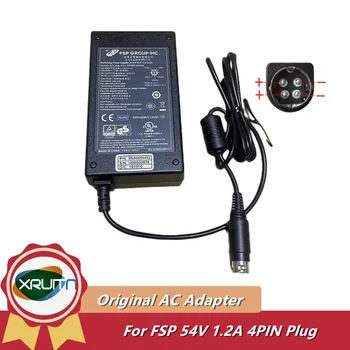 Подлинный FSP Group Inc. FSP065-DWAN2 Импульсный Адаптер Питания Зарядное Устройство 54V 1.2A 4-Контактный штекер 65W POE Источник питания