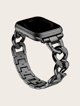 Подходит для ремешка Apple Watch iWatch 3/4/5/6/7 /8SE с бриллиантовым ремешком на цепочке