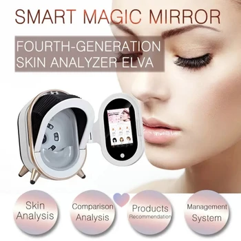 Портативное устройство для анализа кожи лица, 3D-УФ-Волшебное Зеркало, анализатор кожи, Сканер для лица, Система диагностики кожи, Косметическое оборудование