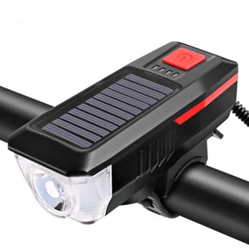 Портативный Usb аккумуляторный фонарик на солнечной энергии для приключений на природе
