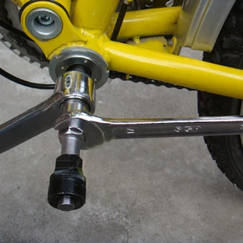Портативный съемник педалей коленчатого вала, съемник нижнего кронштейна, съемник велосипедных кривошипов из углеродистой стали, простые в использовании инструменты для ремонта велосипедов