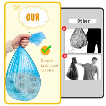 Прочные мешки для мусора для подгузников Вместимость Мешки для мусора для подгузников 8 шт. Впитывающий запах Полиэтиленовый материал Baby Breeze