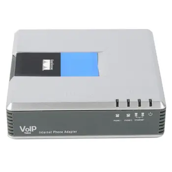РАЗБЛОКИРОВАННЫЙ Голосовой адаптер для VOIP-телефона LINKSYS PAP2 PAP2-NA с 2 портами FXS, SIP-Адаптер Для VoIP-Телефона PAP2T С Зарядным Устройством и кабелем