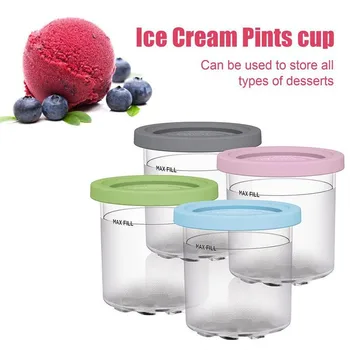 Резервуар для хранения мороженого Летний контейнер для мороженого Стаканчик для смузи Герметичные бутылки Кухонные приспособления с крышками Контейнеры для пищевых продуктов