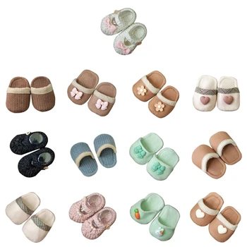 Реквизит для фотосъемки новорожденных Девочка Мальчик Тапочки крючком Обувь ручной работы Реквизит для фотосъемки новорожденных Красочная детская обувь X90C